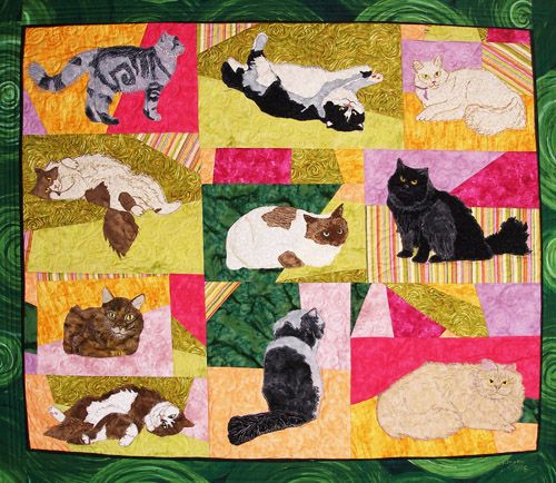 Long Haired Cats - PATTERN